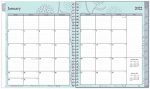 Blue Sky 2022 Monthly Planner, January 2022 - December 2022, 8" x 10", Frosted Flexible Cover, Wirebound, Rue Du Flore (101605-22) - Image 2